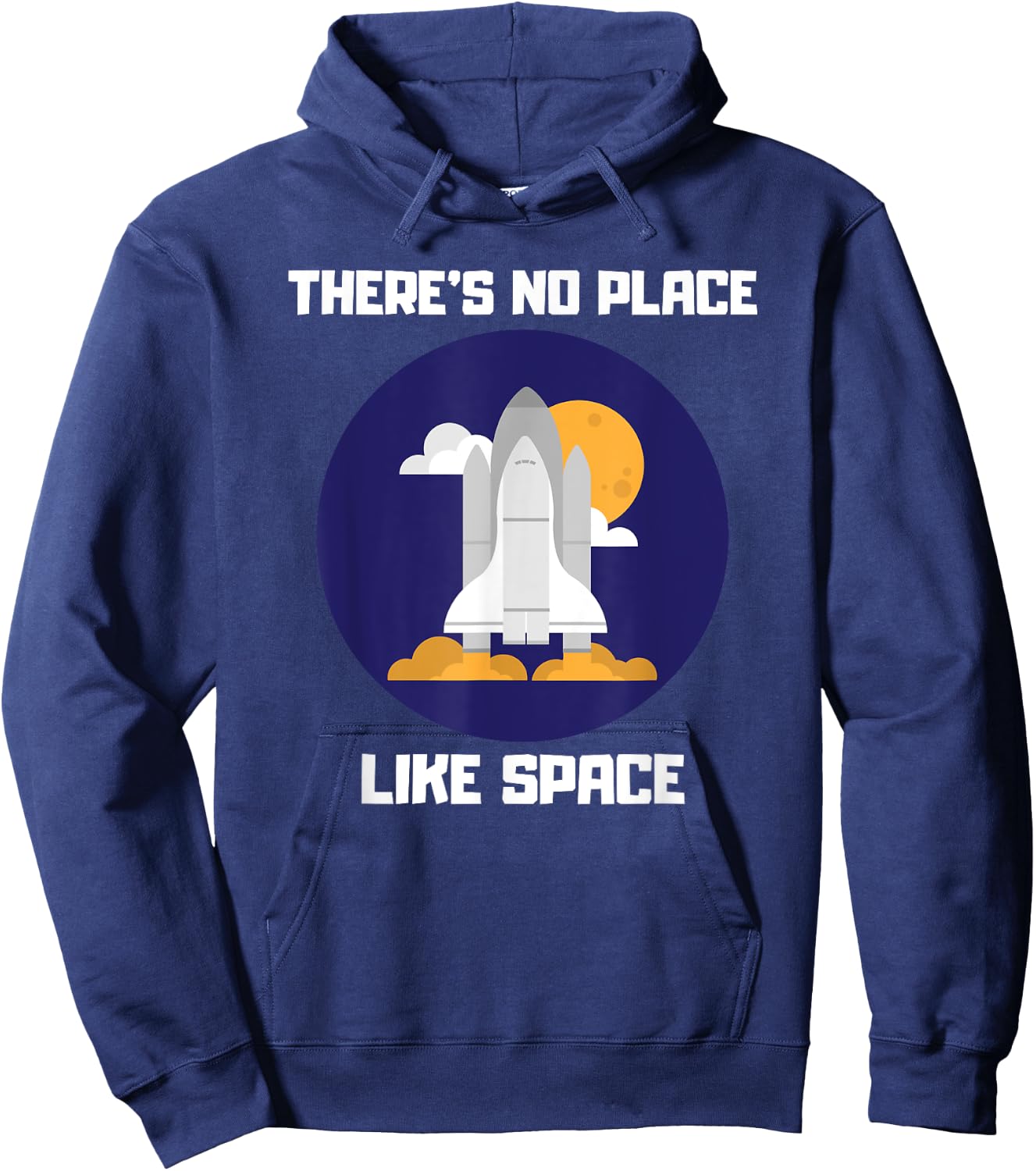 There's No Place Like Space Hoodie - Hoodie | Navy