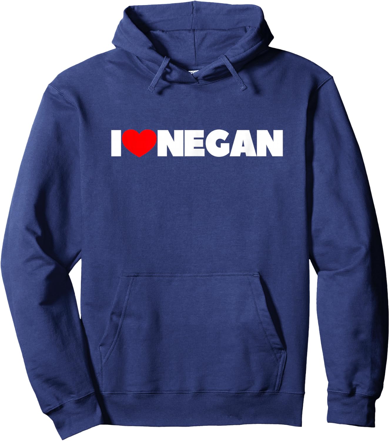 I Love Negan Hoodie - Hoodie | Navy