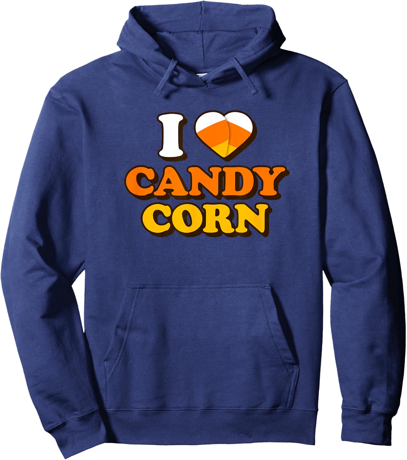 Halloween Candy Corn Lover I Love Candy Corn Hoodie - Hoodie | Navy