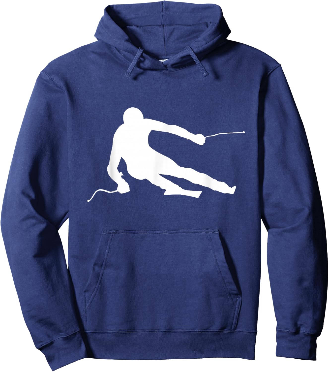 Downhill Ski Racing Skiing Fan Hoodie - Hoodie | Navy
