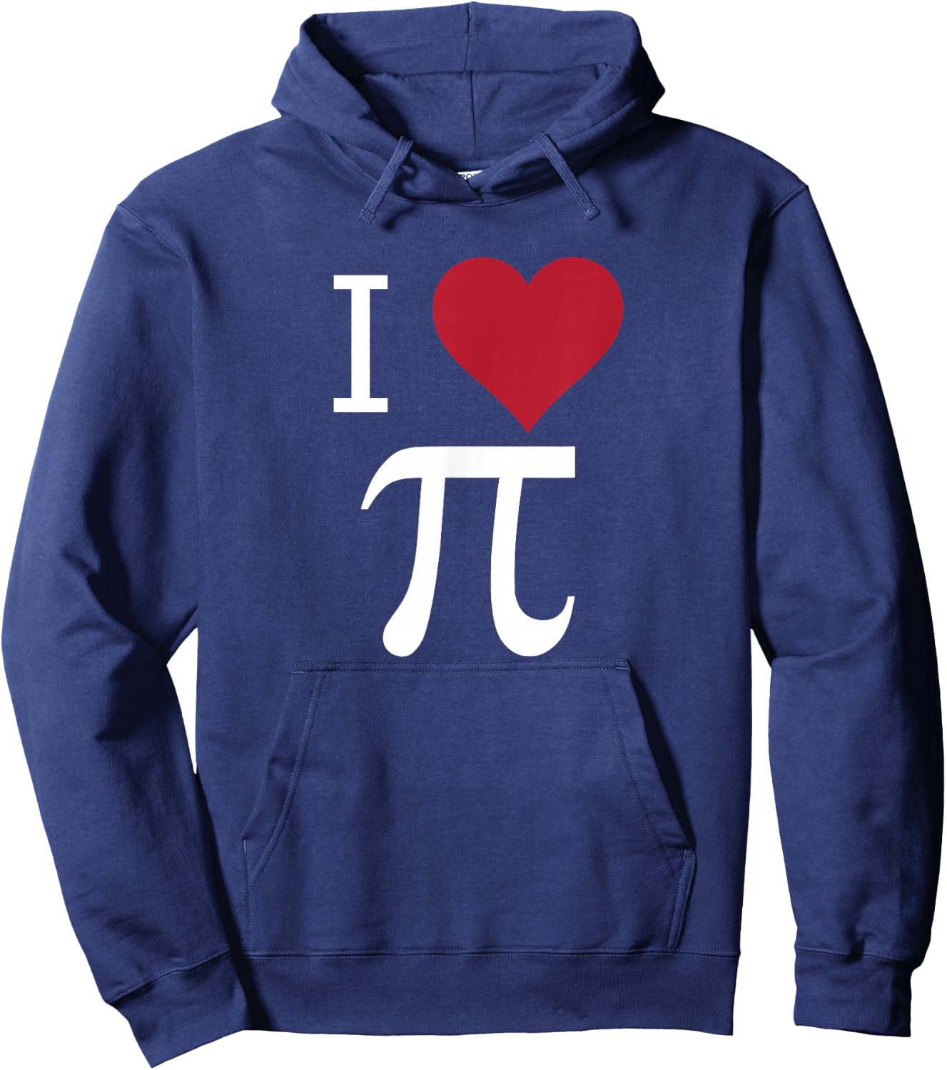 I Love Pi Funny Math Hoodie - Hoodie | Navy