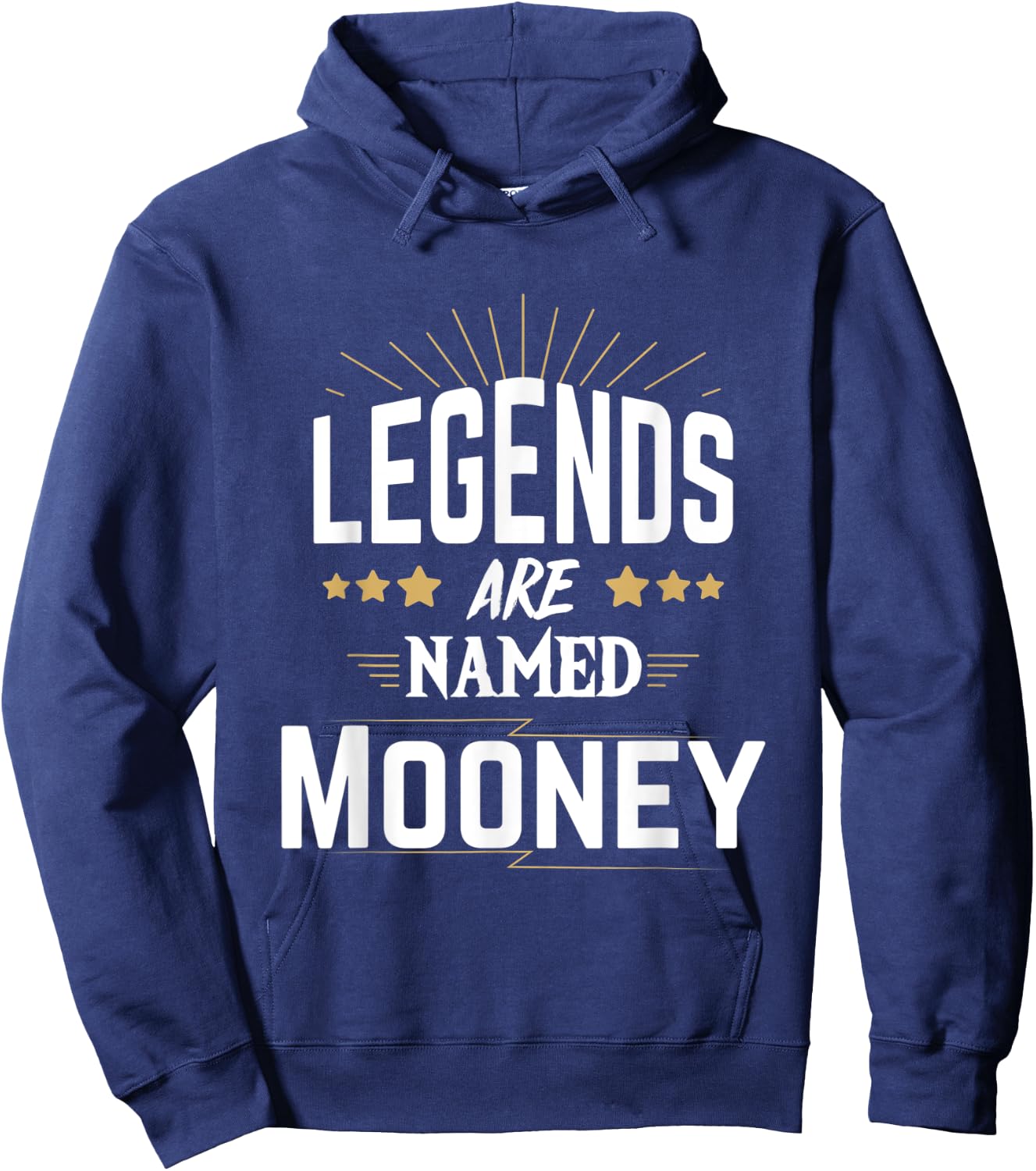 Legends Are Named Mooney Hoodie - Hoodie | Navy
