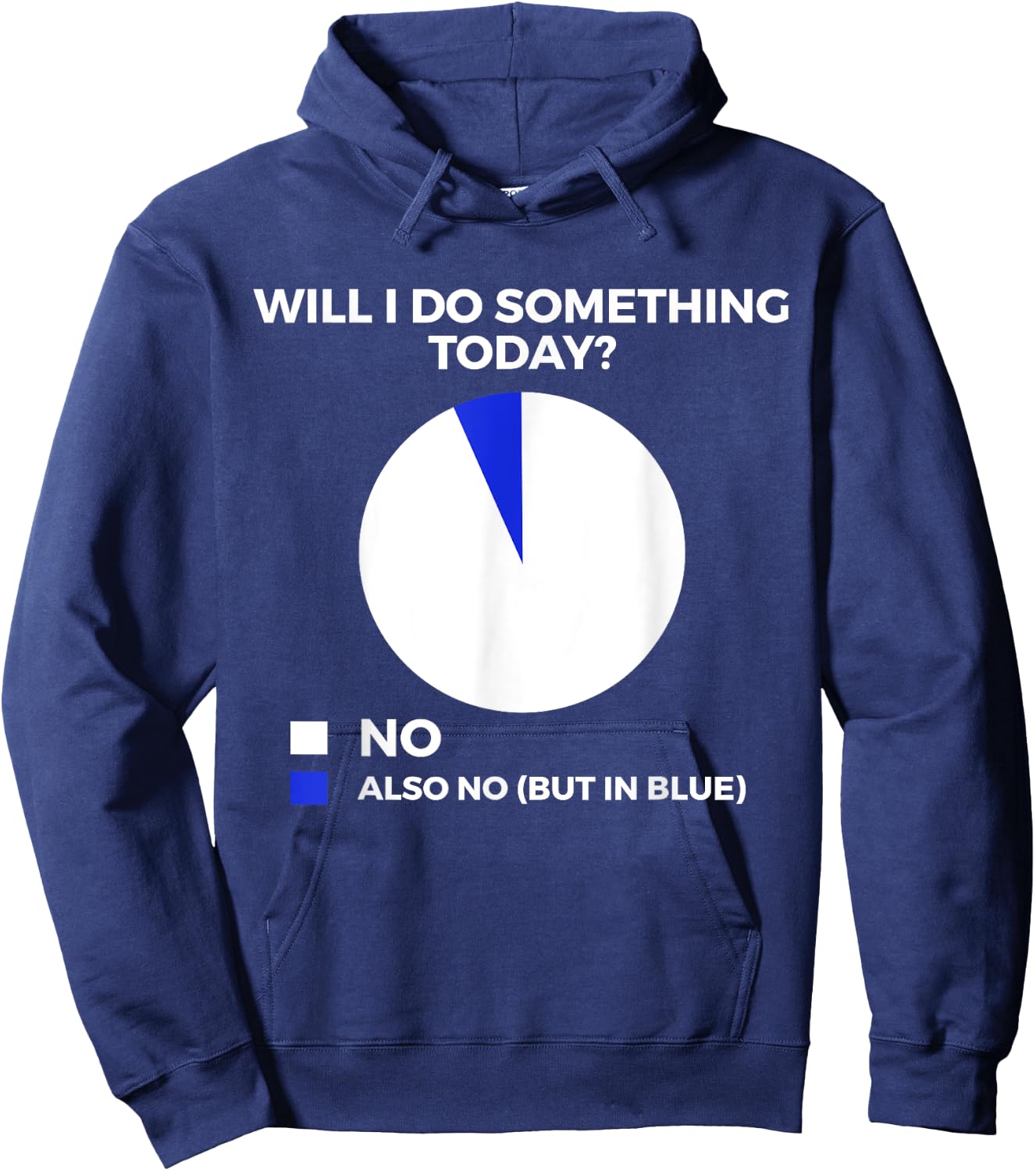 Funny Will I Do Something Today Men Kids Hoodie - Hoodie | Navy