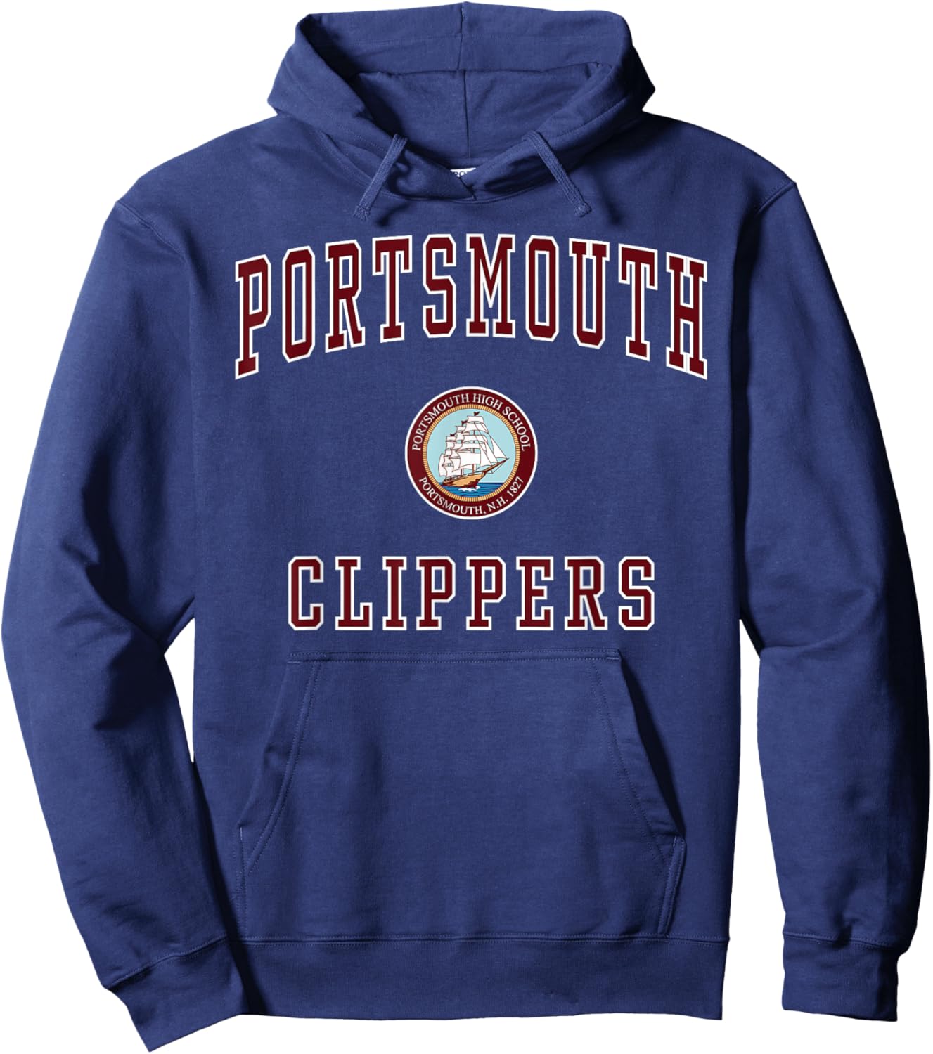 Portsmouth High School Clippers Hoodie - Hoodie | Navy