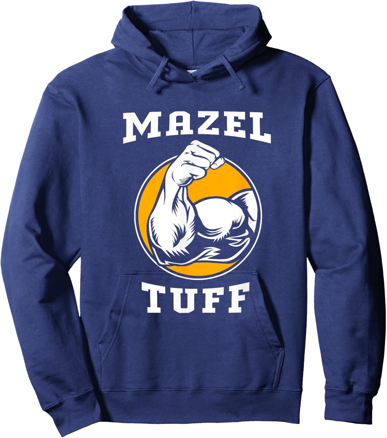 Funny Hanukkah Jew Workout Gym Mazel Tuff Hoodie - Hoodie | Navy