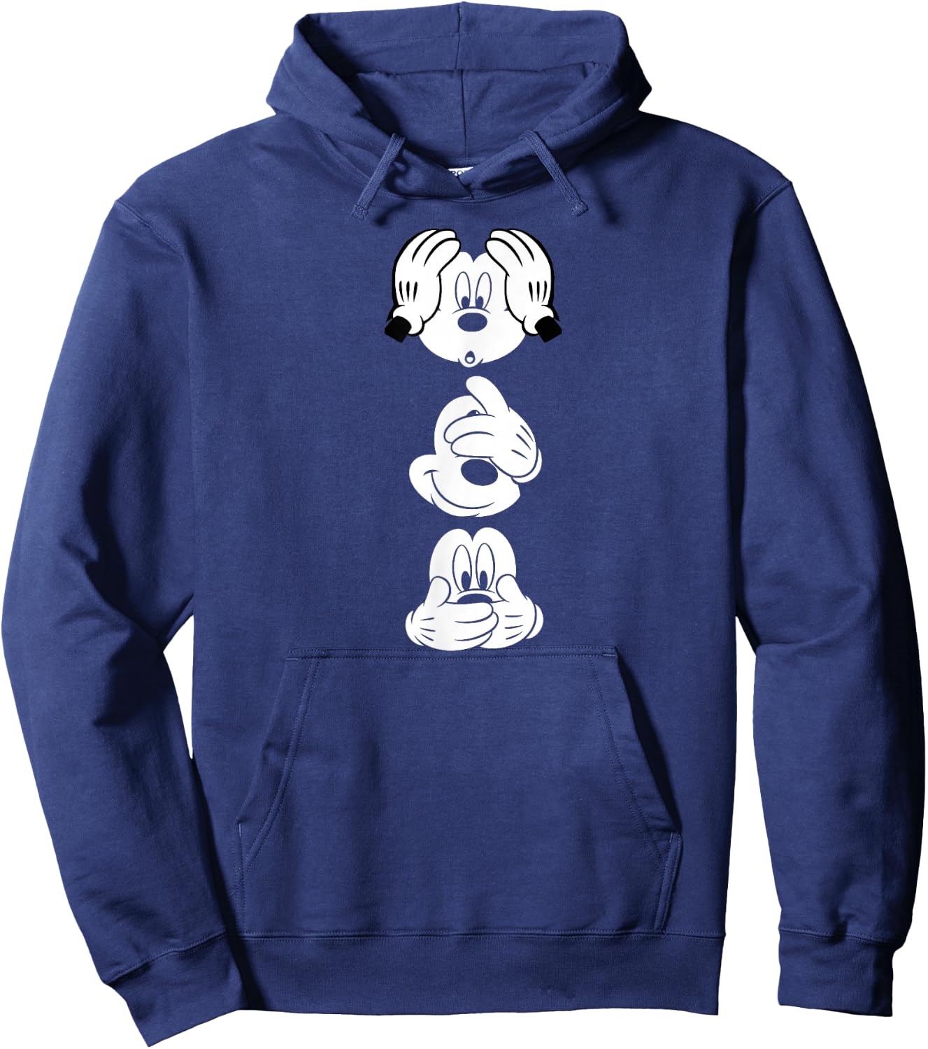Disney - Mickey Mouse Three Faces Hoodie - Hoodie | Navy