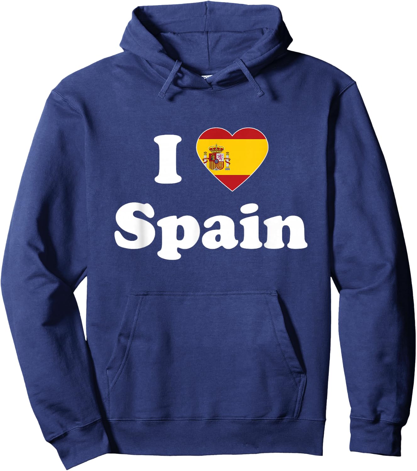 I Love Spain I Heart Spain Spanish Hoodie - Hoodie | Navy