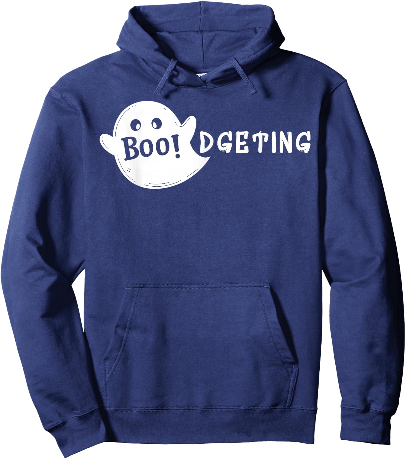 Boodgeting Halloween Humor Finance Department Hoodie - Hoodie | Navy