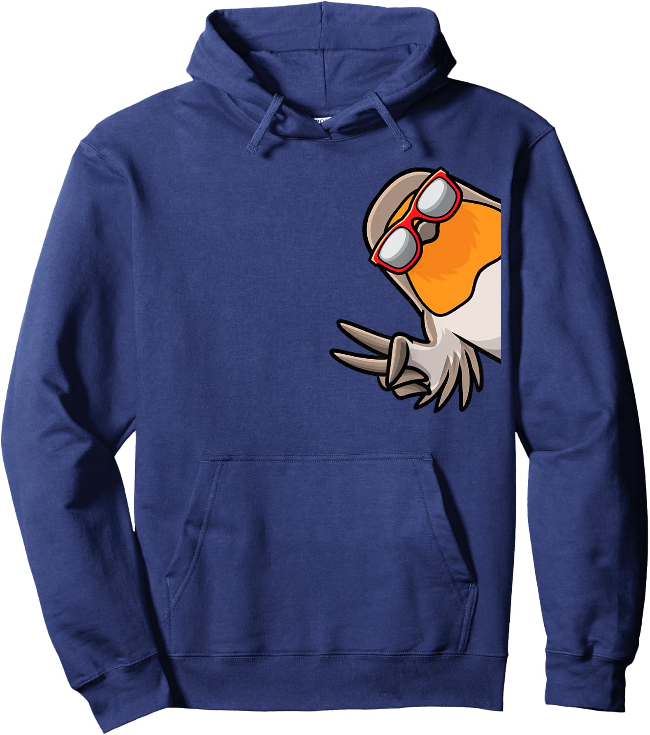 European Robin Birds Hoodie - Hoodie | Navy