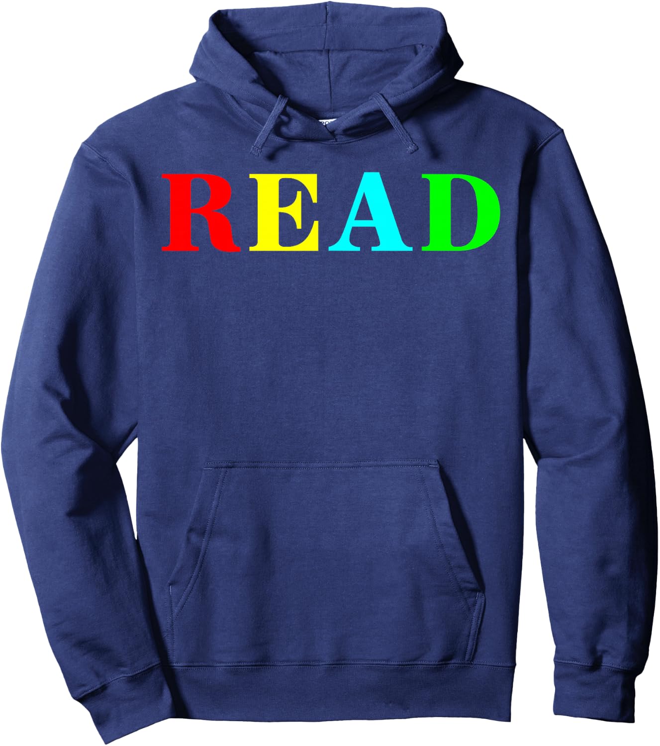 Teacher Reading Read in Color Book Hoodie - Hoodie | Navy