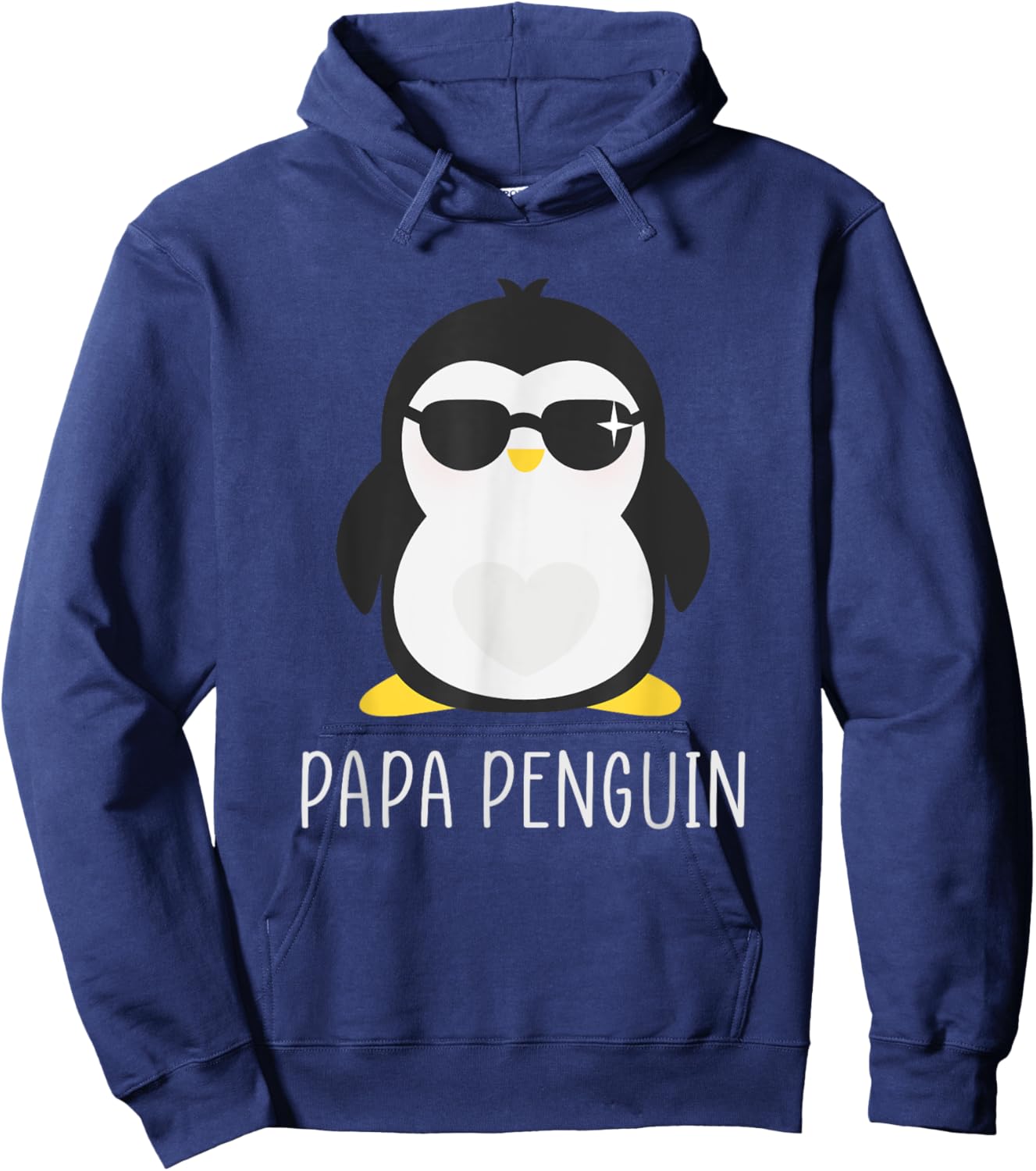 Penguin Papa - Father's Funny & Cute Dad Gift Hoodie - Hoodie | Navy