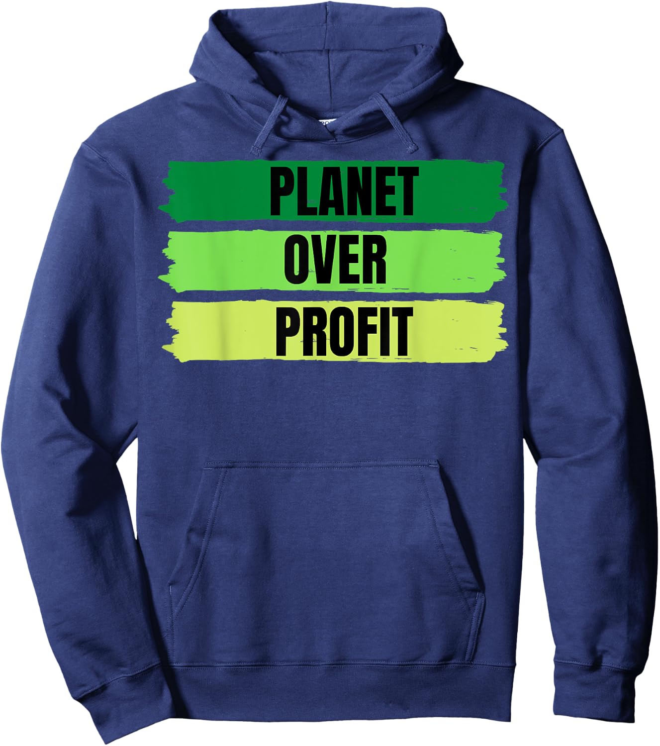 2022 Planet Over Profit Earth Day Vintage Hoodie - Hoodie | Navy