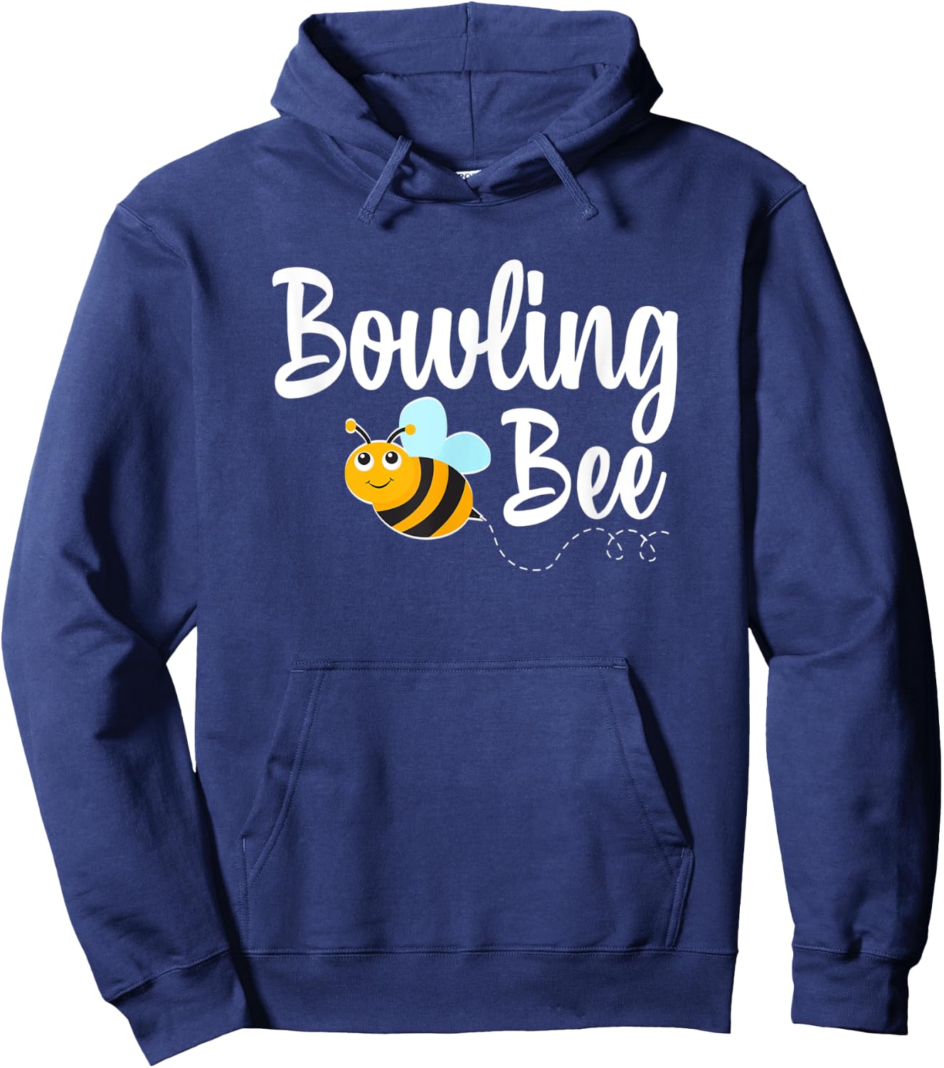 Bowling Bee Bowling Player Funny Bumblebee Hoodie - Hoodie | Navy