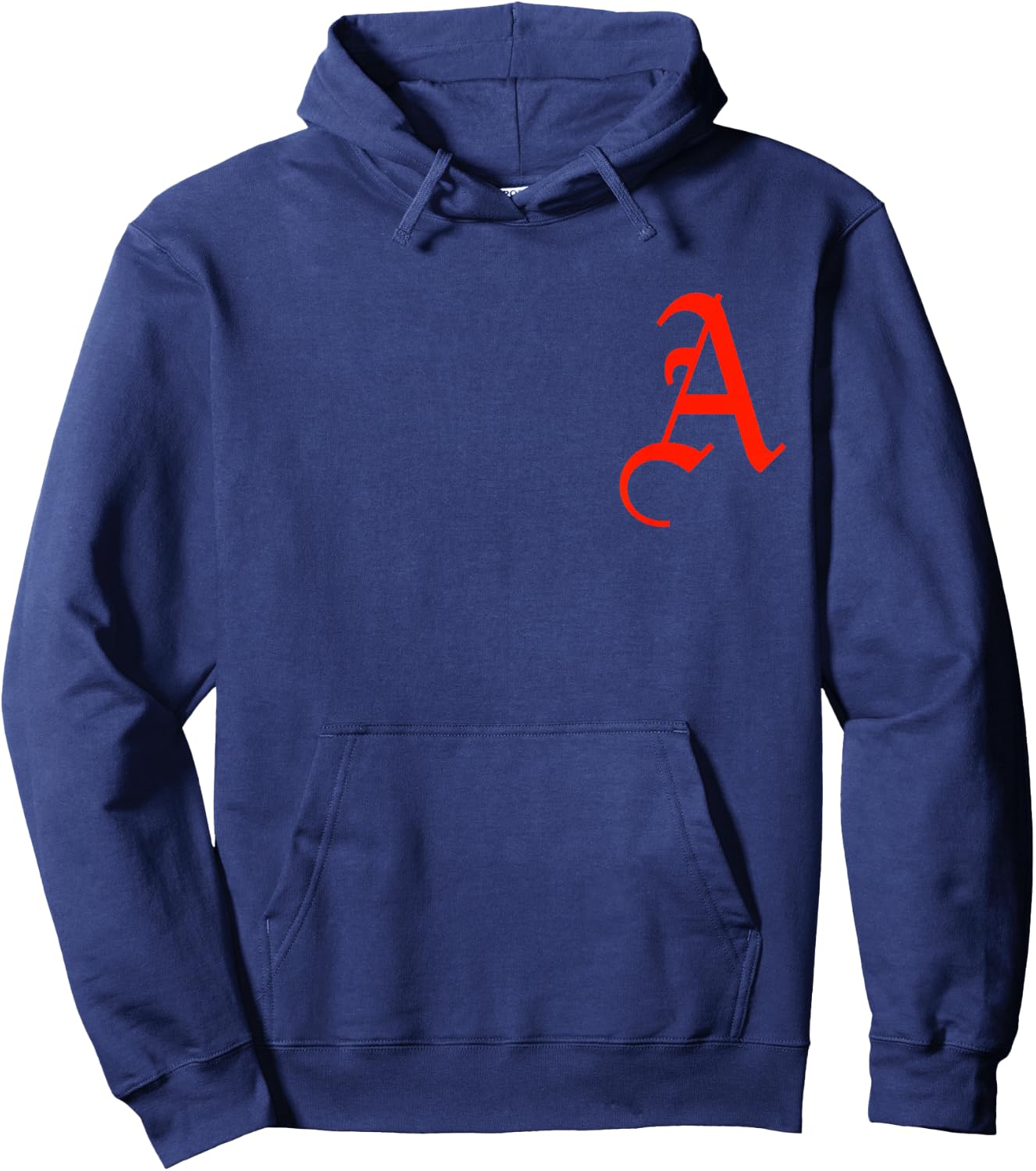 The Scarlet Letter A red Hoodie - Hoodie | Navy