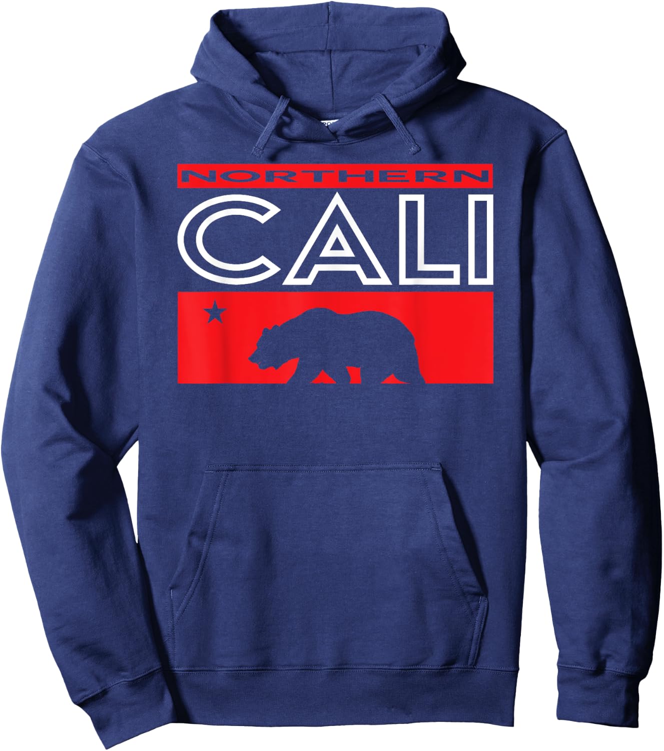 Northern California Nor Cal Bear Design Hoodie - Hoodie | Navy