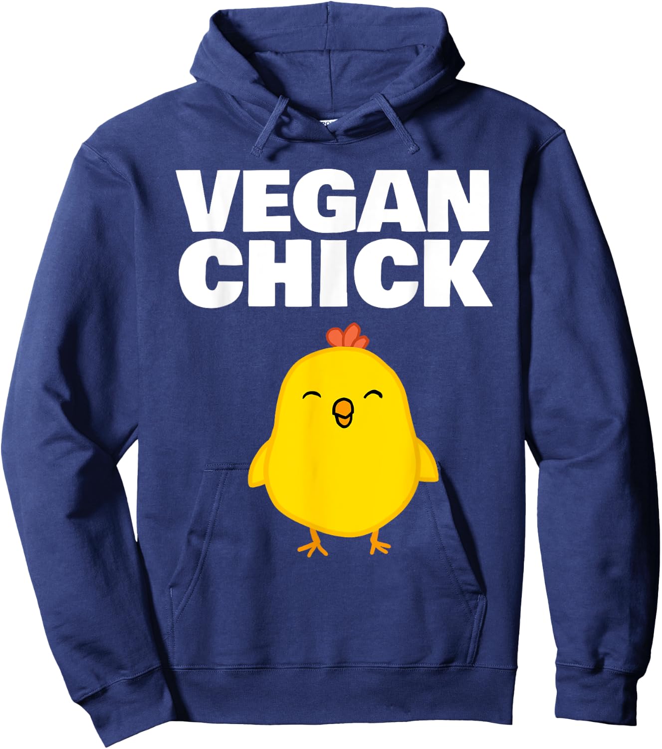 Vegan Chick funny Vegan Chick Hoodie - Hoodie | Navy