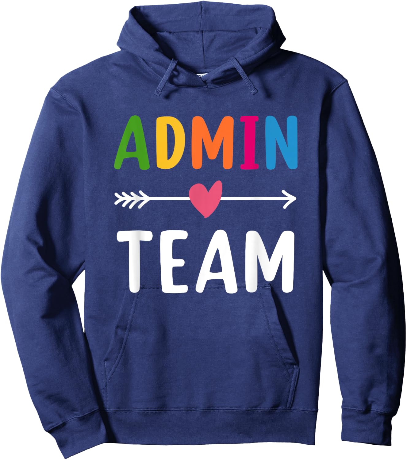 Admin Team Back to School Matching Group Squad Hoodie - Hoodie | Navy