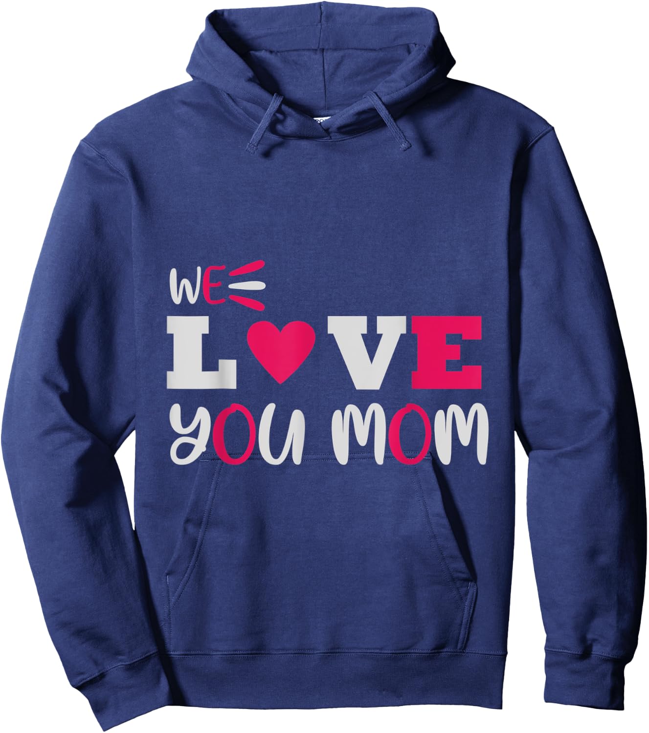 We love you Mom Mother Family Hoodie - Hoodie | Navy