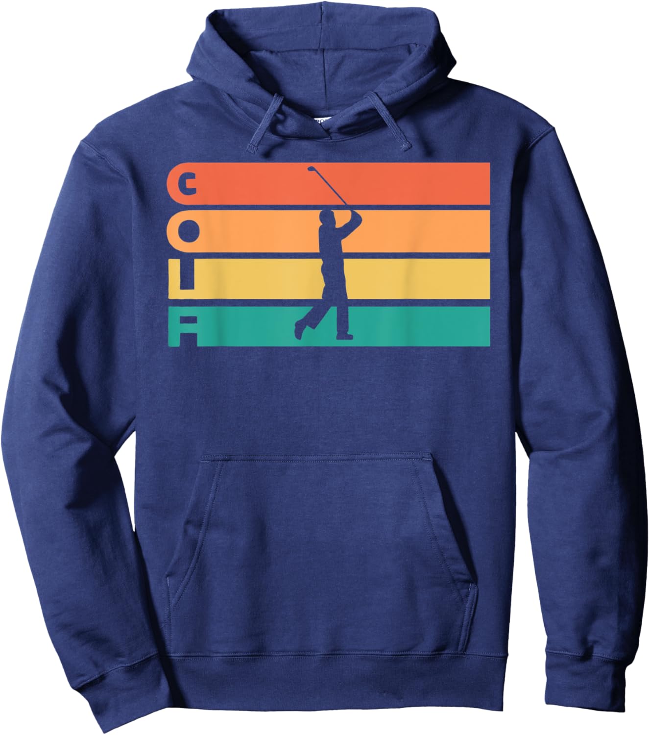 Retro Vintage Golfing Gift Golfers Hoodie - Hoodie | Navy