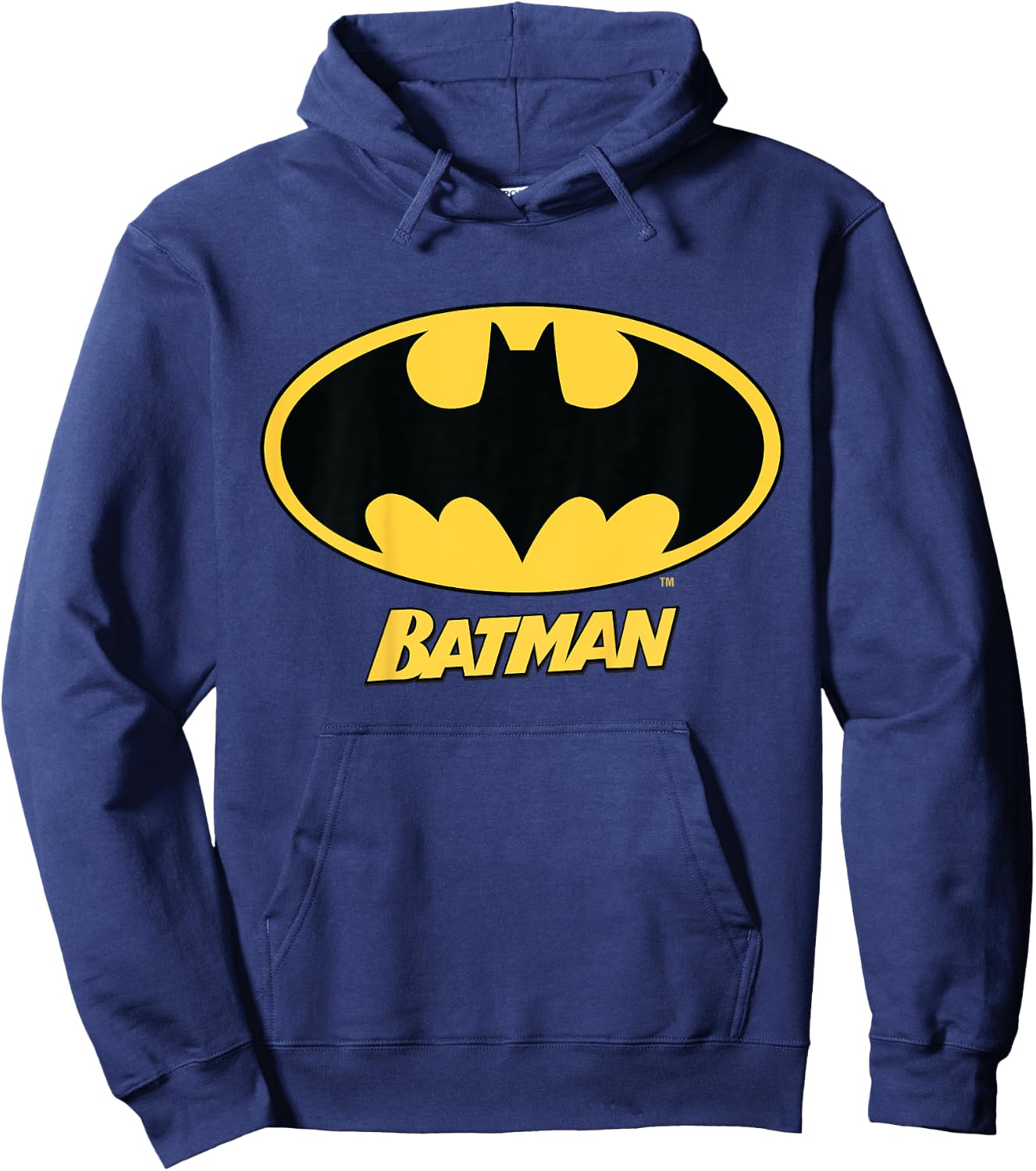 DC Kids Batman Logo Name Hoodie - Hoodie | Navy