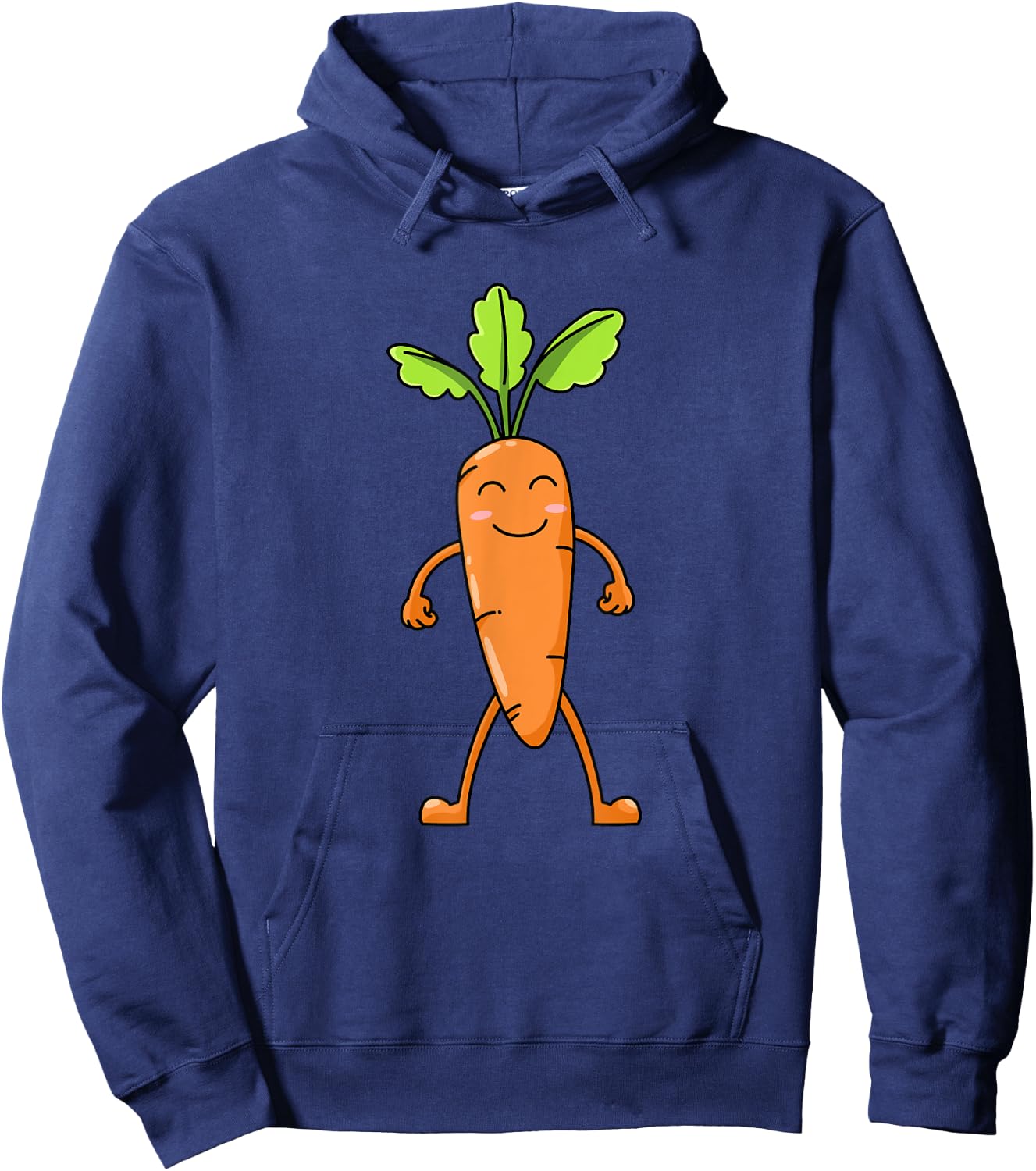 Carrot Vegetable Botanists Vegans Botanists Hoodie - Hoodie | Navy