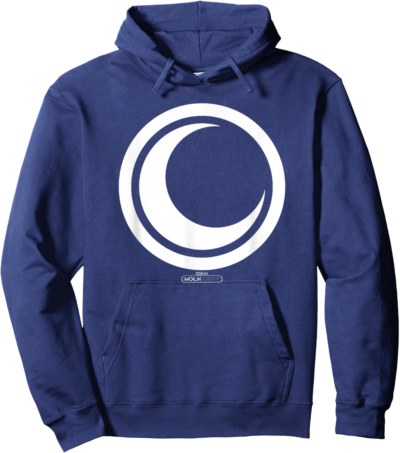 Marvel Moon Knight Crescent Moon Icon Light Hoodie - Hoodie | Navy