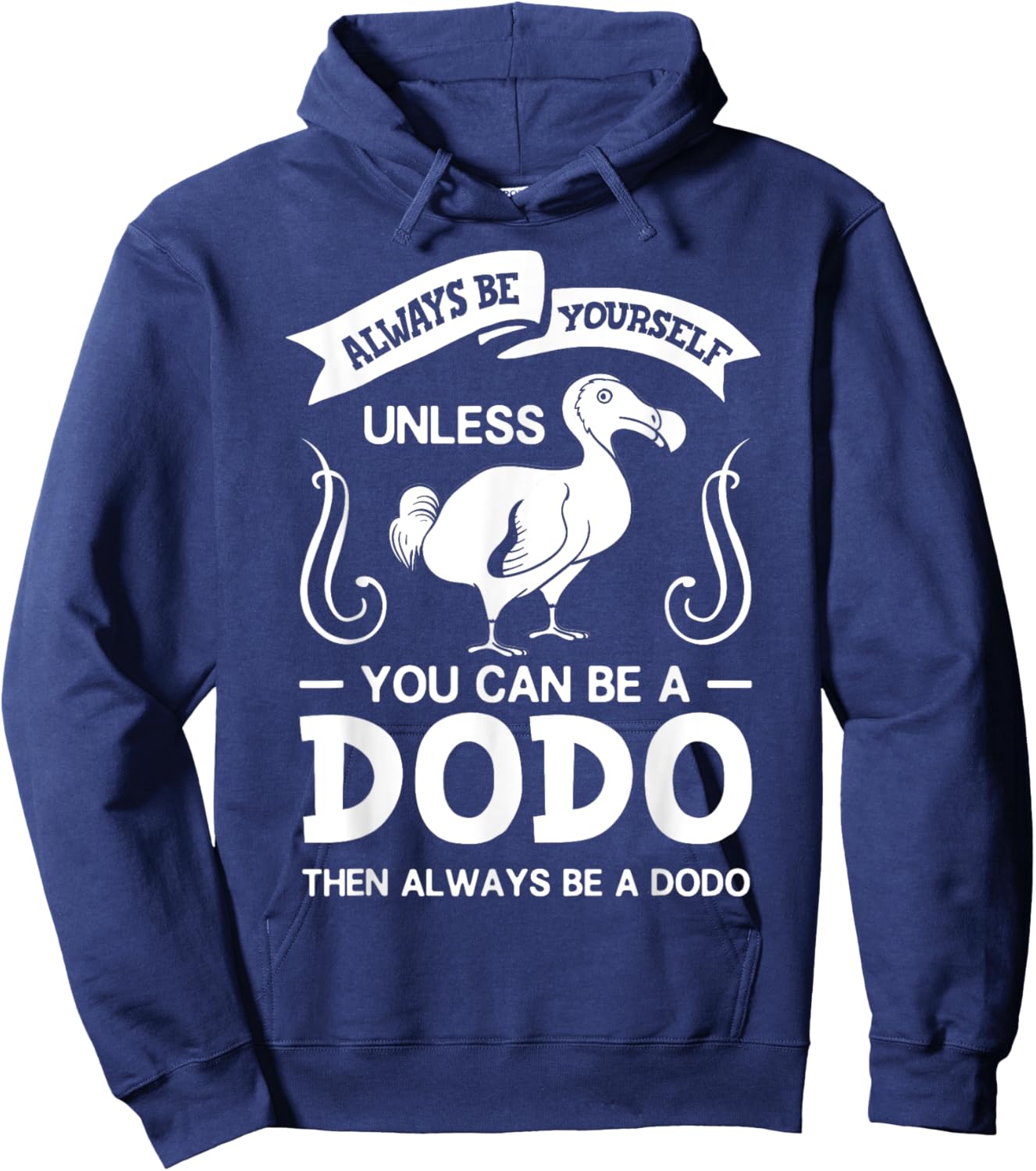 Dodo Bird Gift Skeleton Madagascar Hoodie - Hoodie | Navy