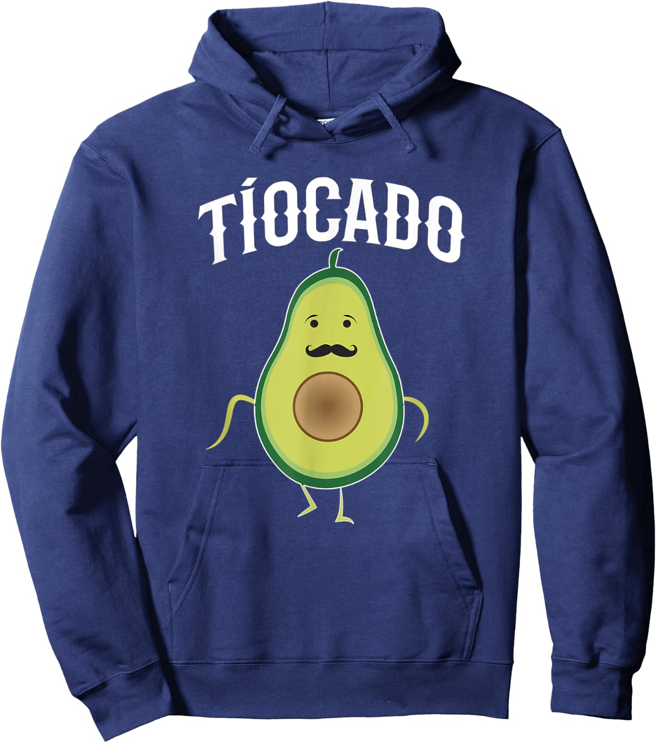 Tiocado Spanish Uncle Funny Avocado Hoodie - Hoodie | Navy