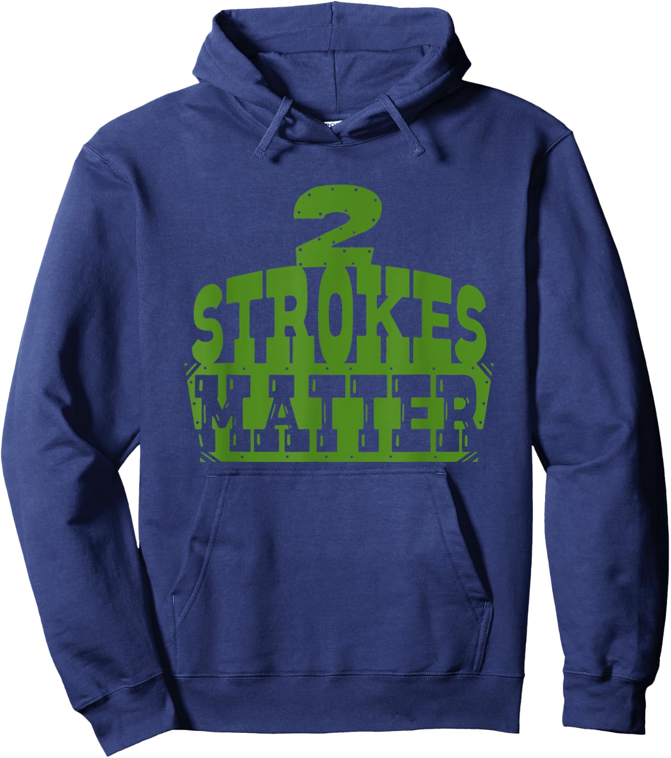 2 Strokes Matter! MX Motocross Dirt Biker Hoodie - Hoodie | Navy