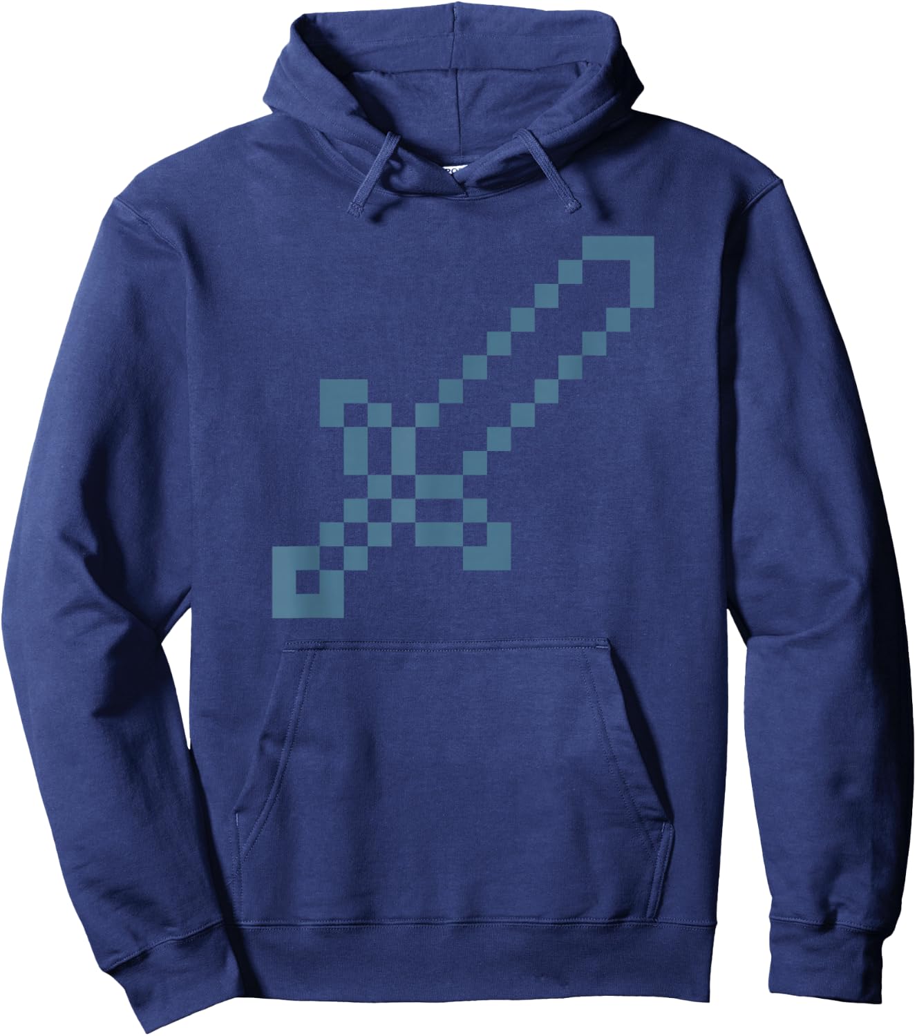 Minecraft Big Sword Icon Hoodie - Hoodie | Navy