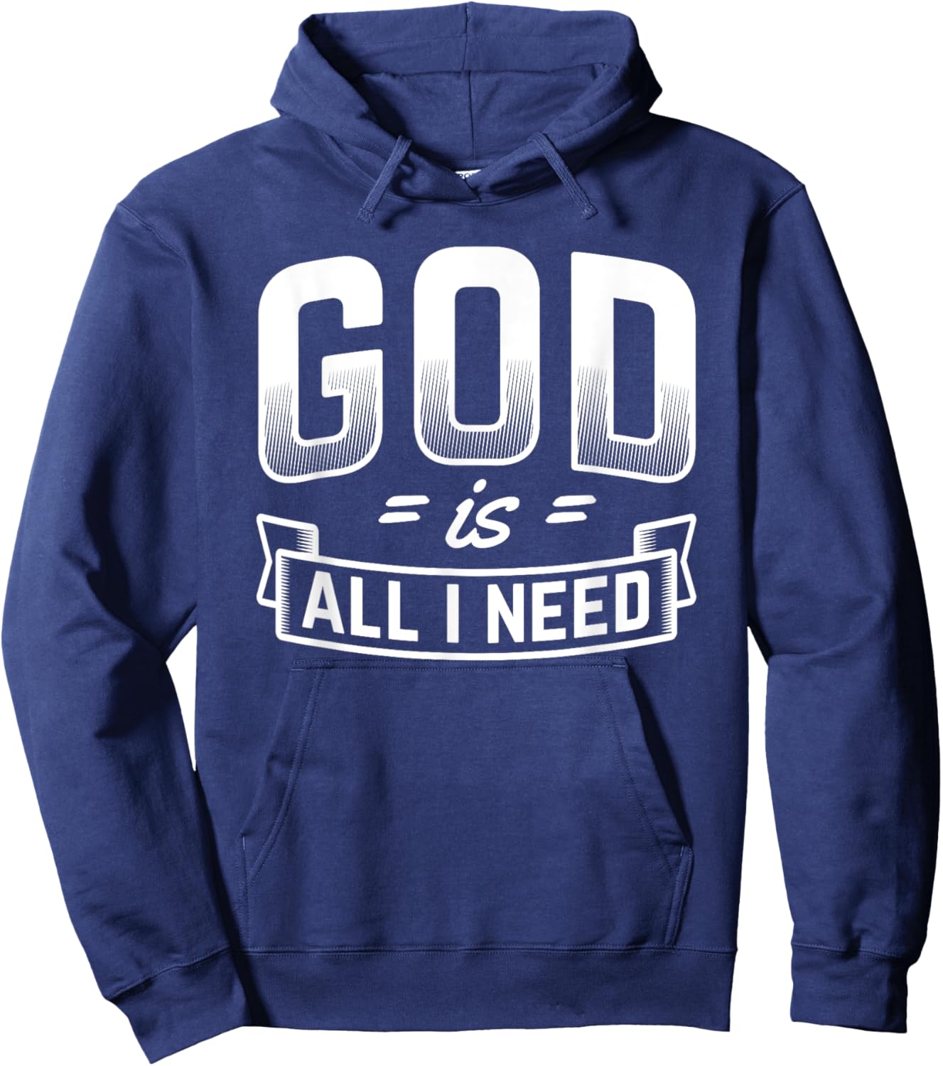 God Is All I Need Christian Bible Jesus Hoodie - Hoodie | Navy