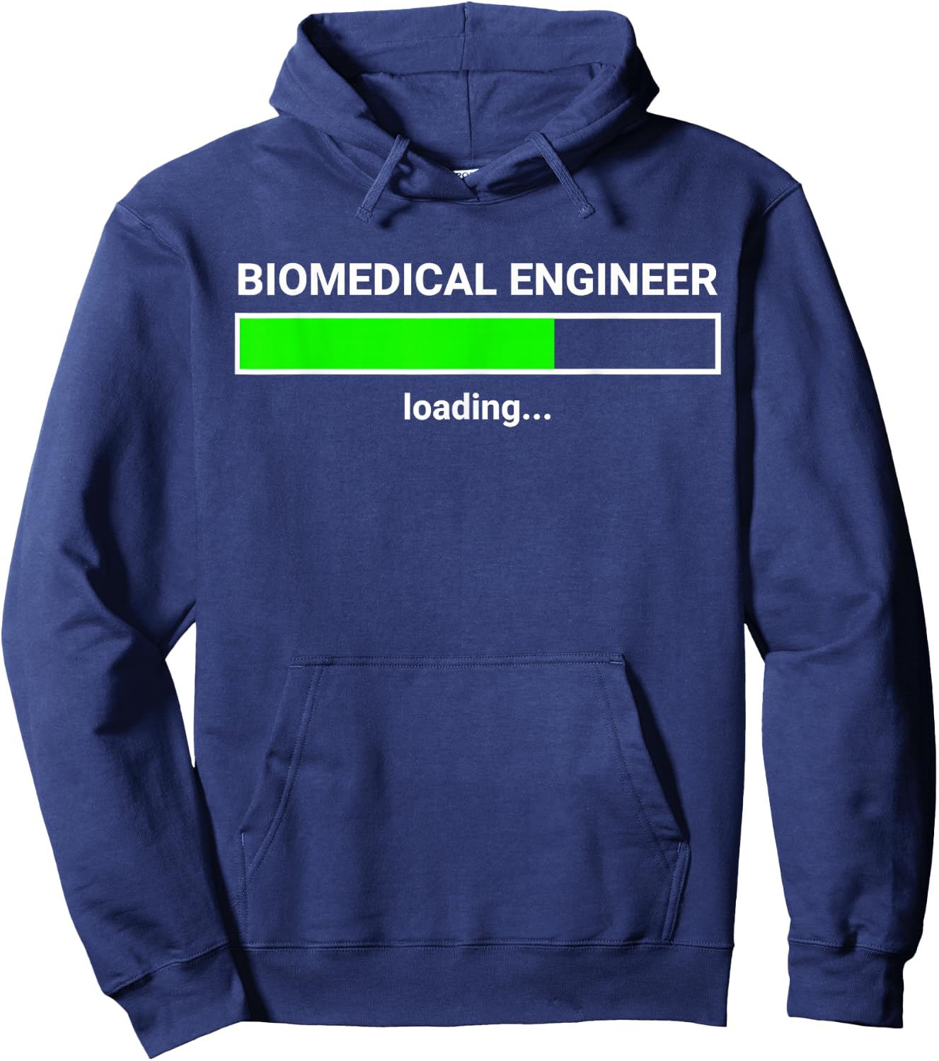 Biomedical Engineer Loading College Major Gift Hoodie - Hoodie | Navy
