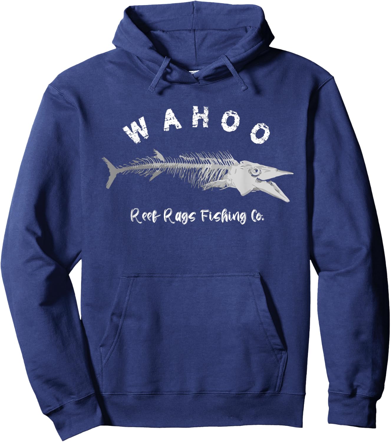 Reef Rags Wahoo Fish Bones Hoodie - Hoodie | Navy