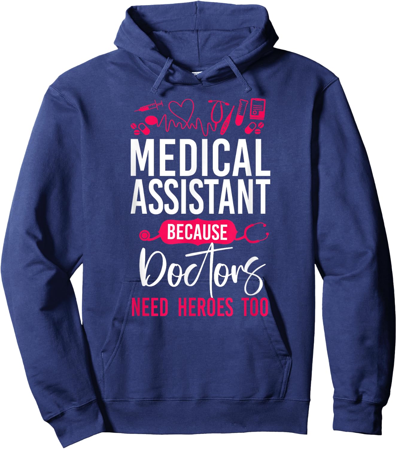 Certified Medical Assistant Doctor CMA Hoodie - Hoodie | Navy