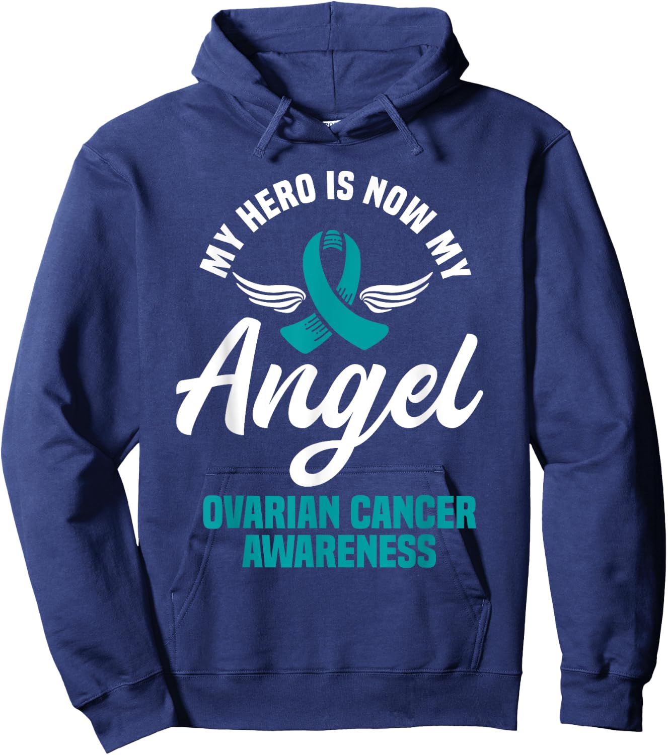 Ovarian Cancer Awareness Mother's Day Hoodie - Hoodie | Navy