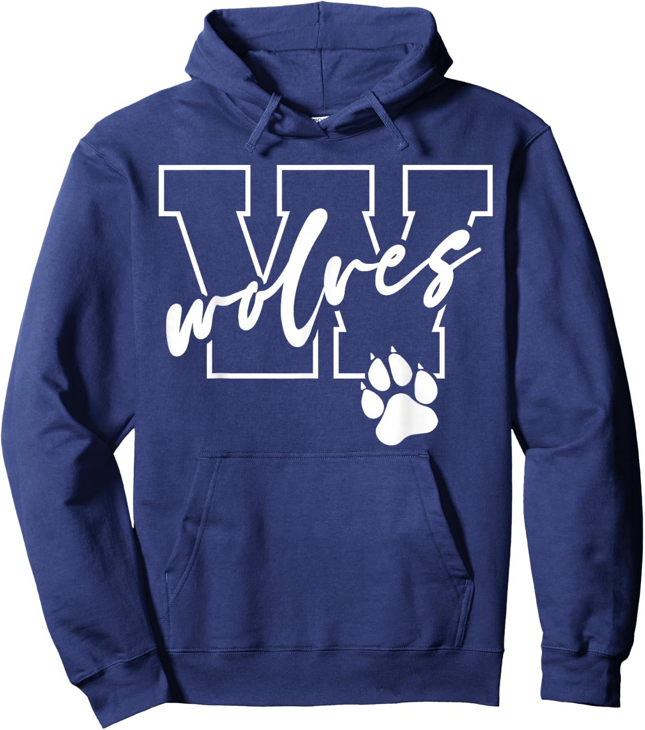 Wolves Hoodie - Hoodie | Navy