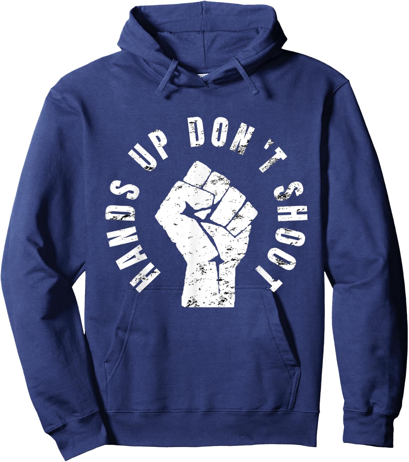 Hands Up Don't Shoot - Peaceful Protestor Rally Hoodie - Hoodie | Navy