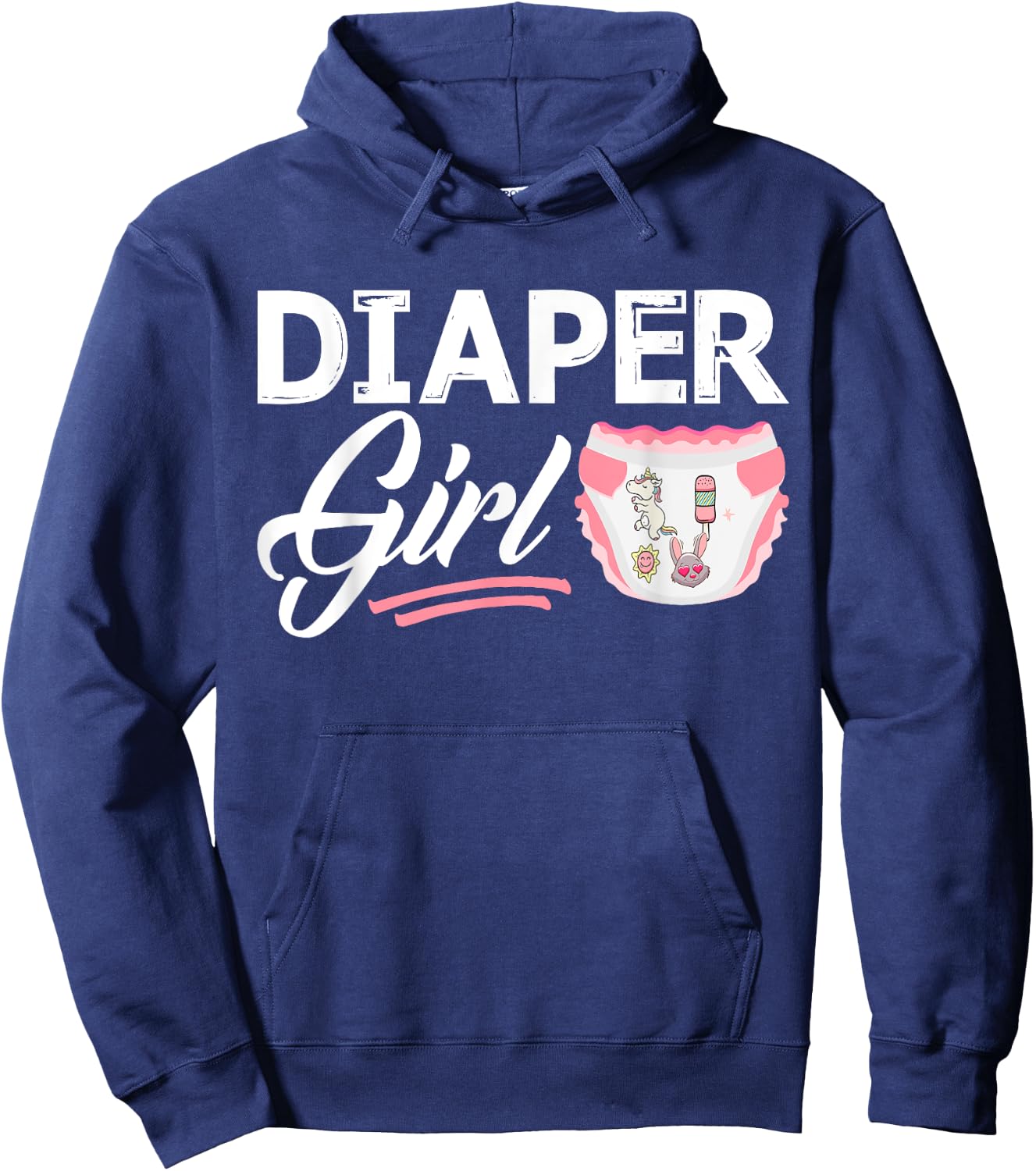 Nappy Girl Hoodie - Hoodie | Navy