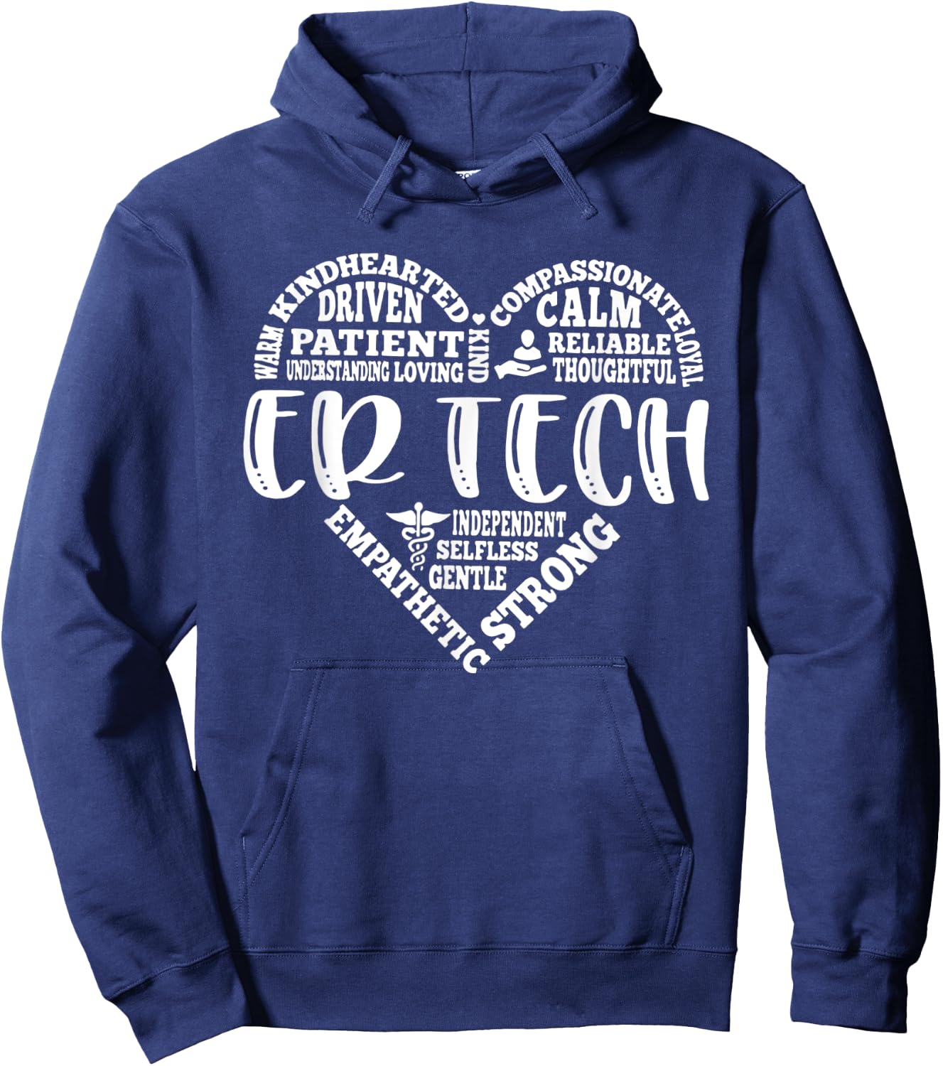 ER Technician Emergency Room Hoodie - Hoodie | Navy