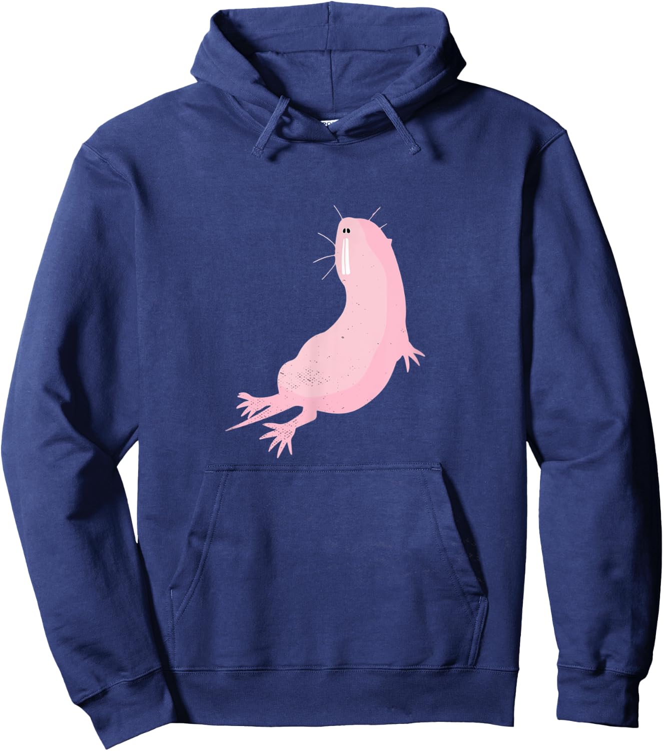 Naked Muslin Earth Auger Mole Rat Cute Monster Hoodie - Hoodie | Navy