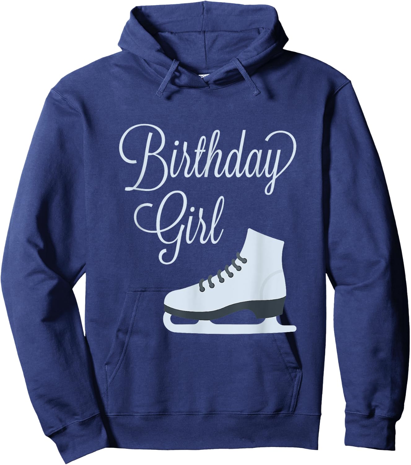 Birthday Girl Ice Skating Party Hoodie - Hoodie | Navy