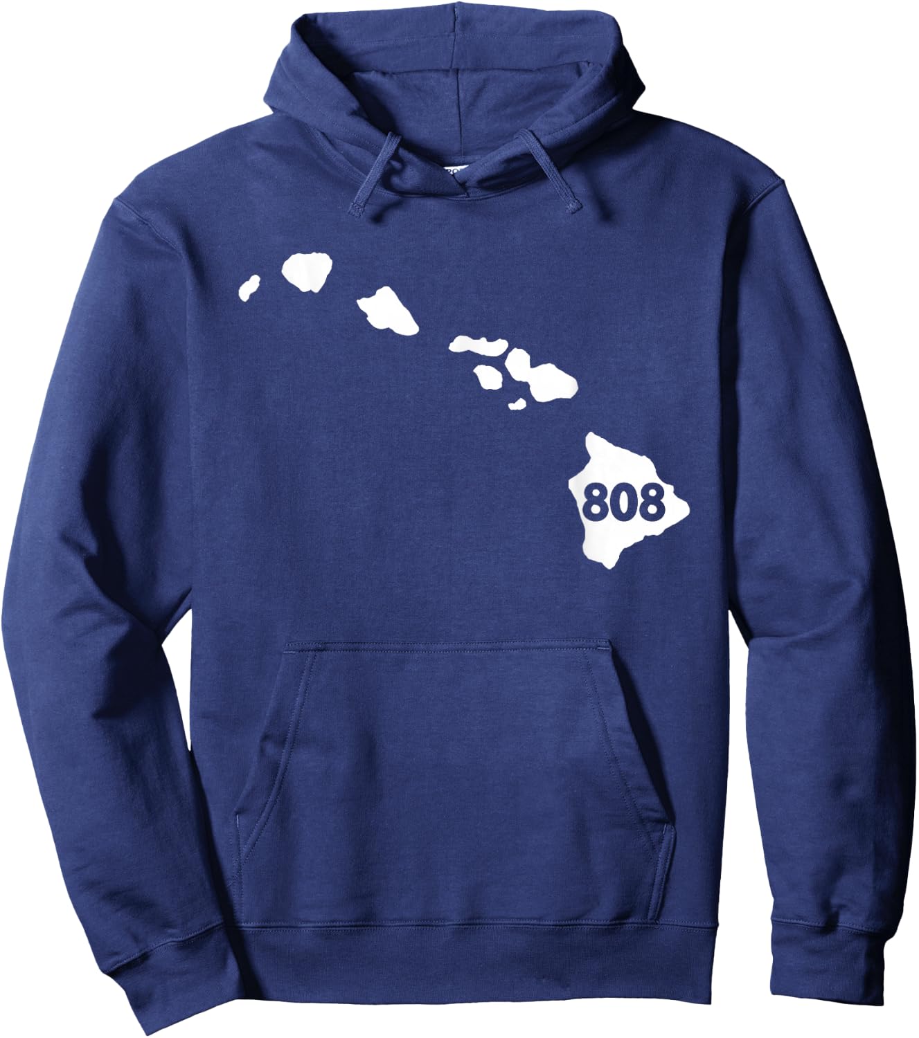 Hawaii 808 Area Code Hoodie - Hoodie | Navy
