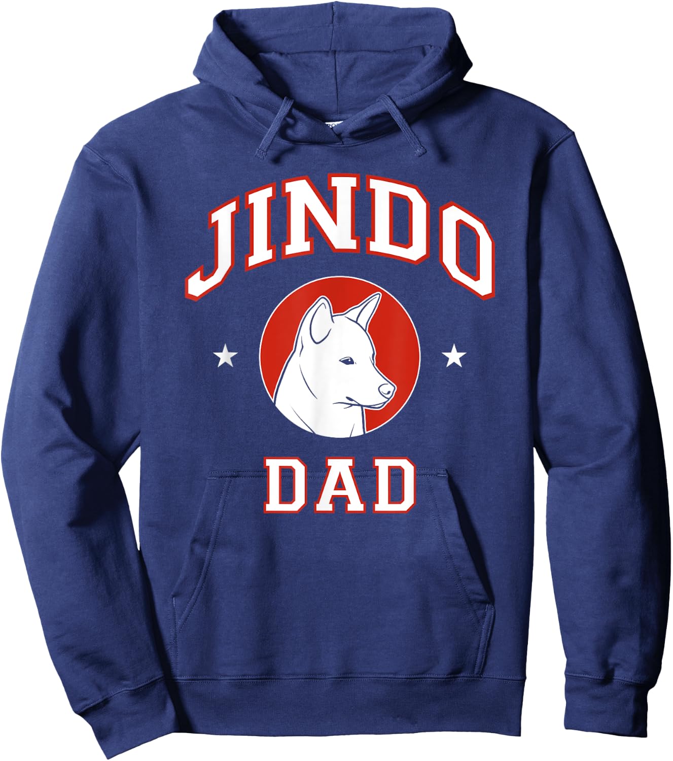 Jindo Dad Dog Father Hoodie - Hoodie | Navy