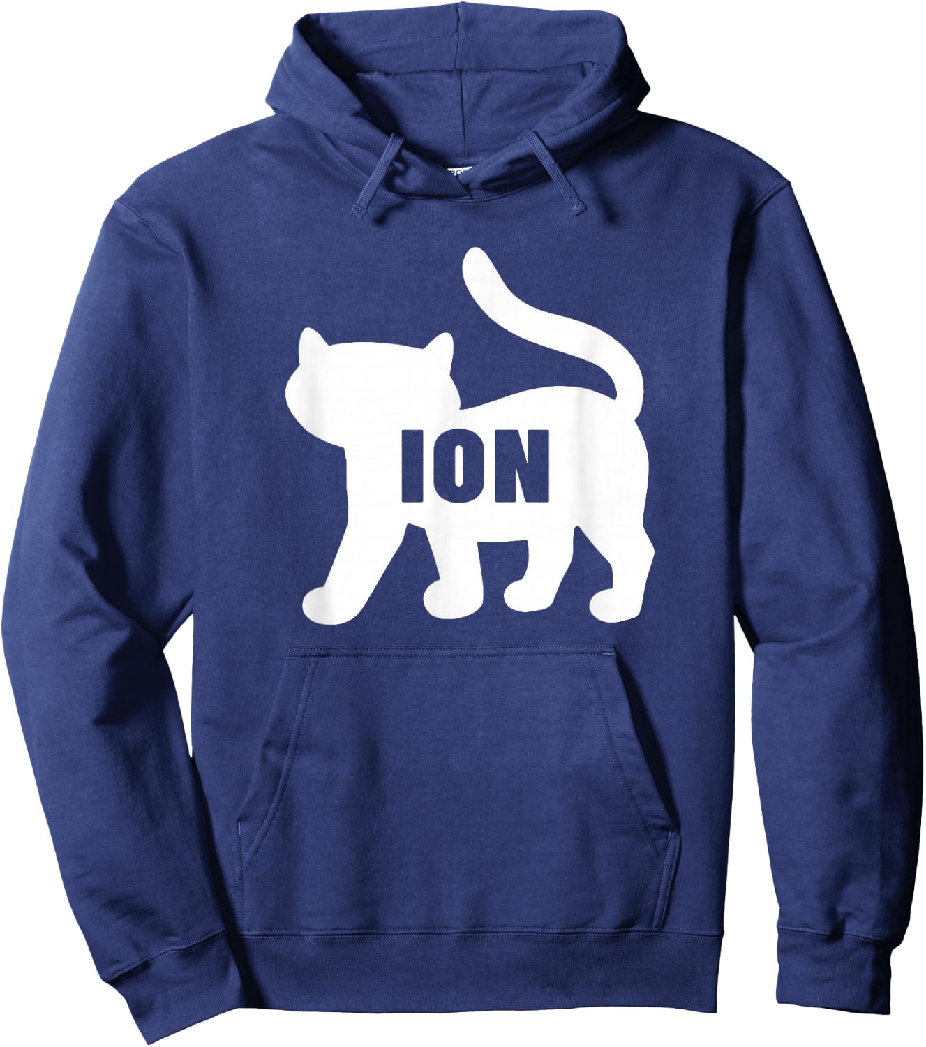 Chemistry Pun Cation Cat Laborator Chemist Hoodie - Hoodie | Navy