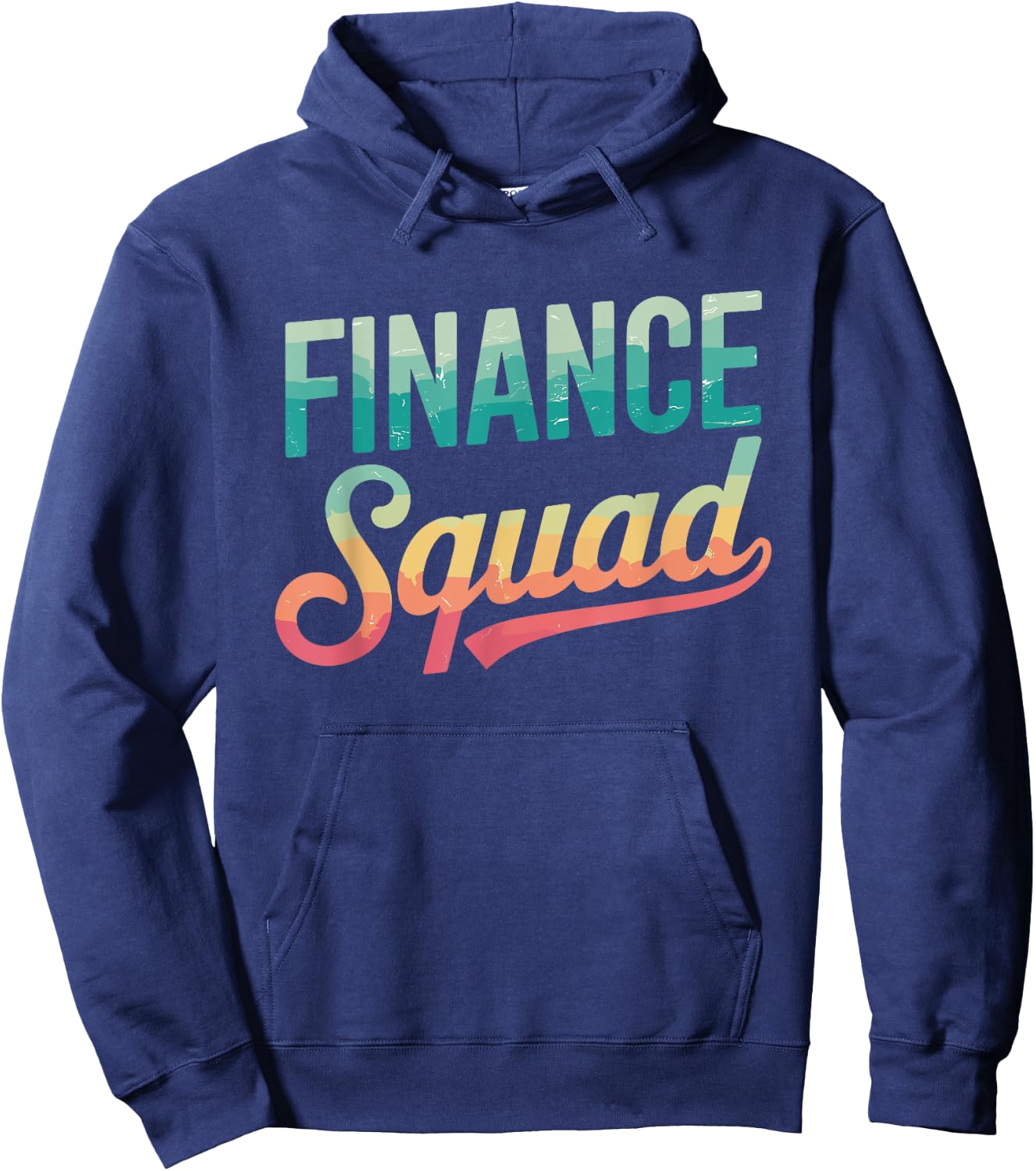 Finance Squad, Financial Office Crew Hoodie - Hoodie | Navy