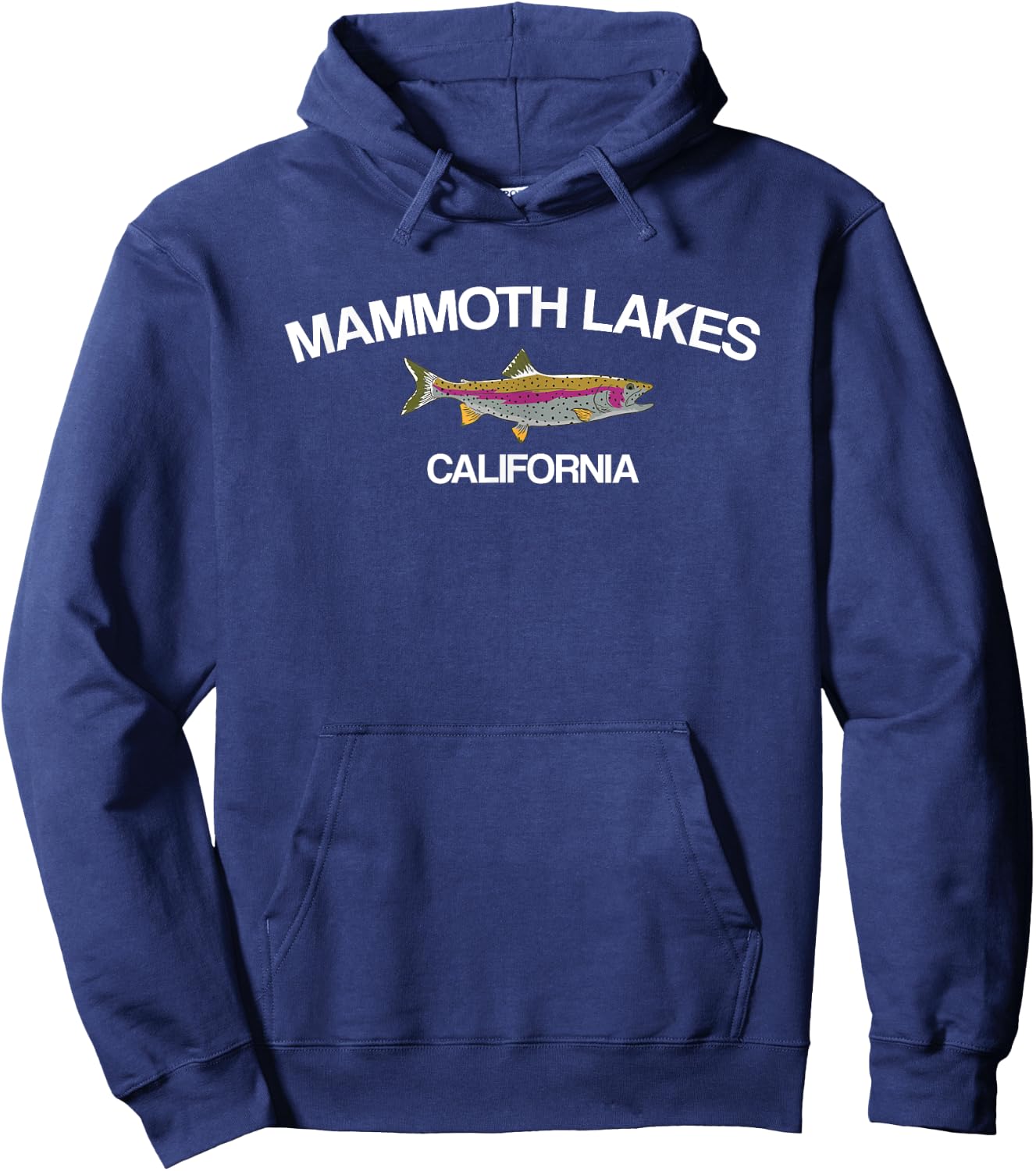 Mammoth Lakes Fishing California Lake Clothes Hoodie - Hoodie | Navy