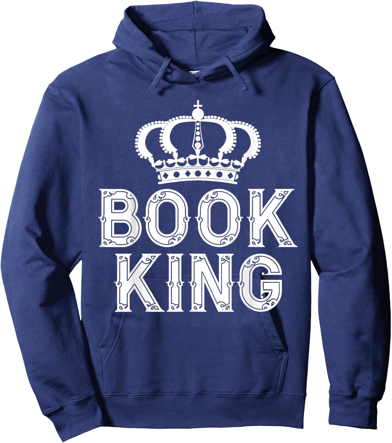 Book King Book Lover Hoodie - Hoodie | Navy