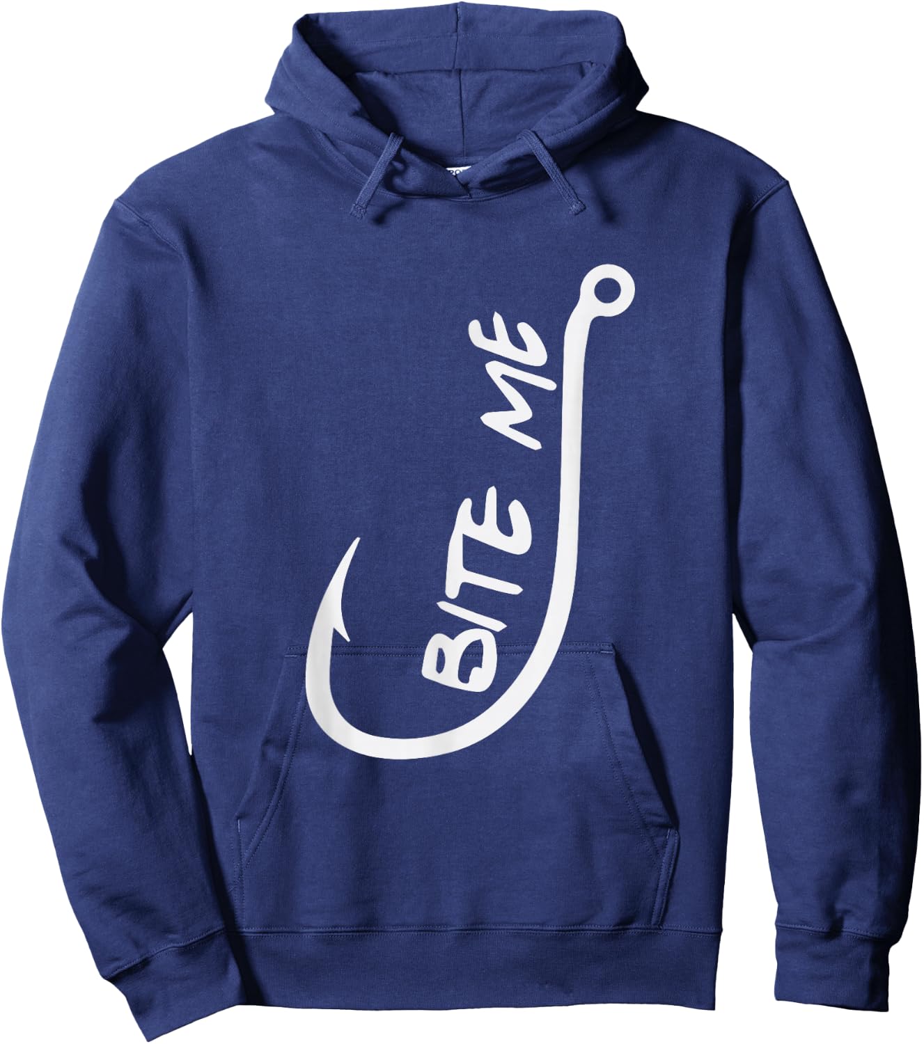 Bite me - Fishing Hoodie - Hoodie | Navy