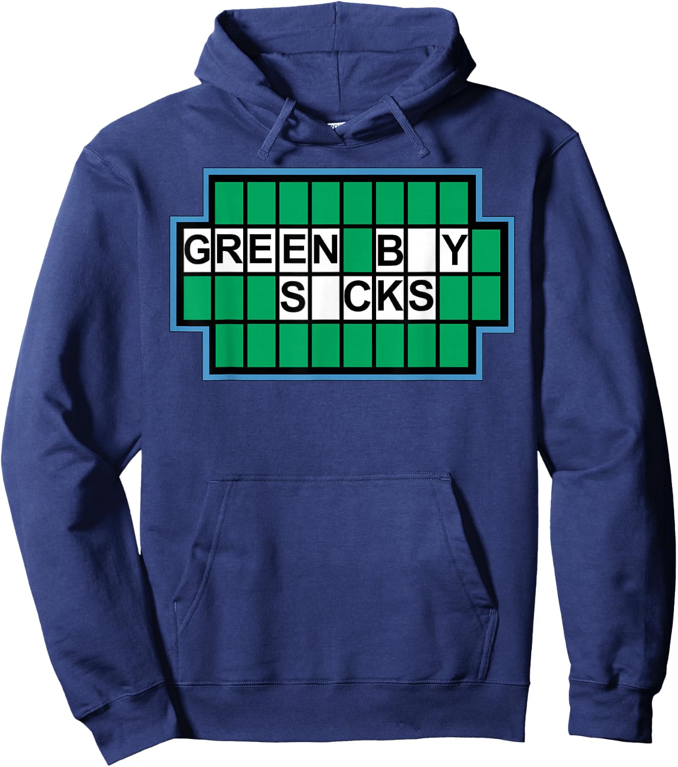 Green Bay Sucks - I Hate Green Bay Shirt Hoodie - Hoodie | Navy