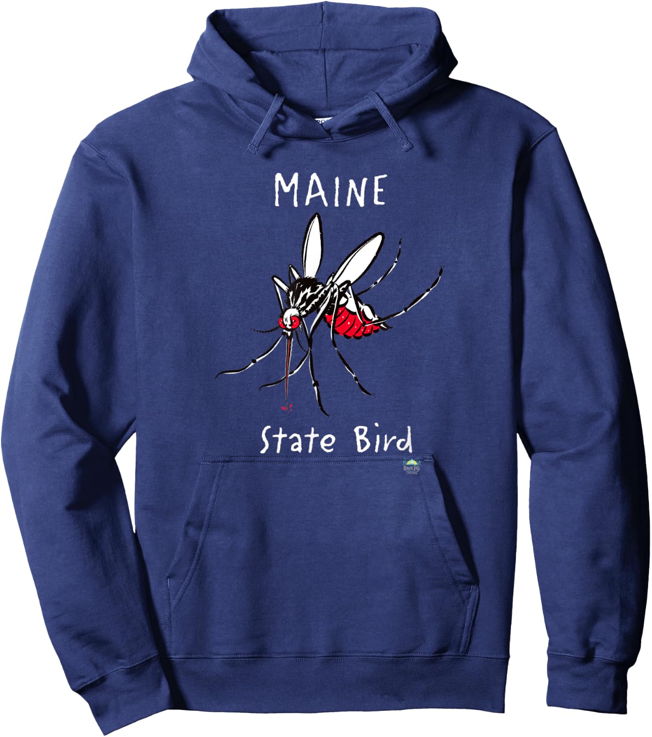 Maine State Bird The Mosquito Hoodie - Hoodie | Navy